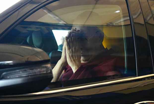 Dalai Lama arrives at Dharamshala after a successful visit to South India