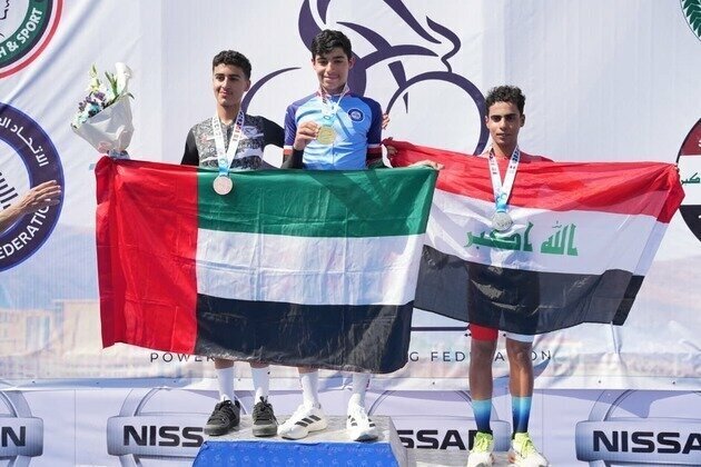 UAE's cyclist Amiri crowned Arab champion in Arab Cycling Championship in Iraq