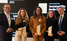 Investment Week wins Publication of the Year at Aviva Investors Sustainability Media Awards 2023