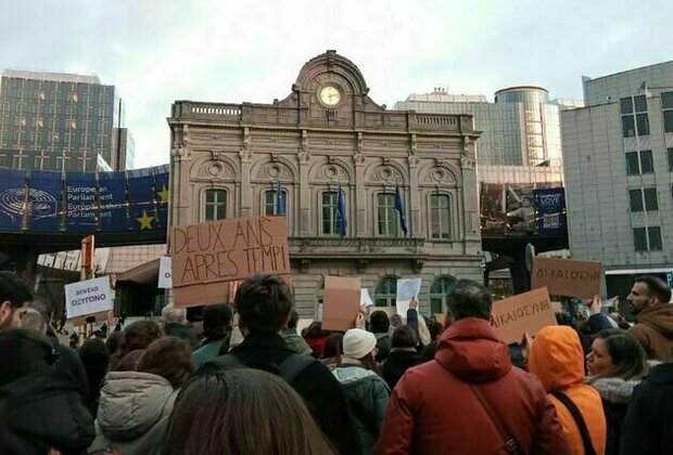 Global Protests Mark Second Anniversary of Greece's Tempi Deadly Train Crash