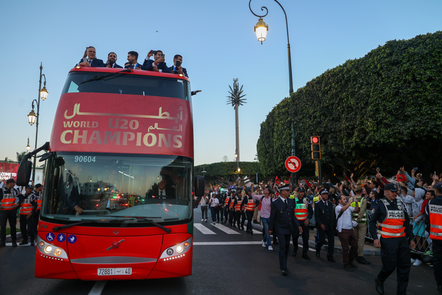 (SP)MOROCCO-RABAT-FIFA U20 WORLD CUP-CELEBRATION PARADE
