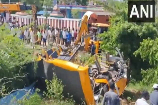 Tamil Nadu: 2 students killed, 3 injured as school bus collides with train