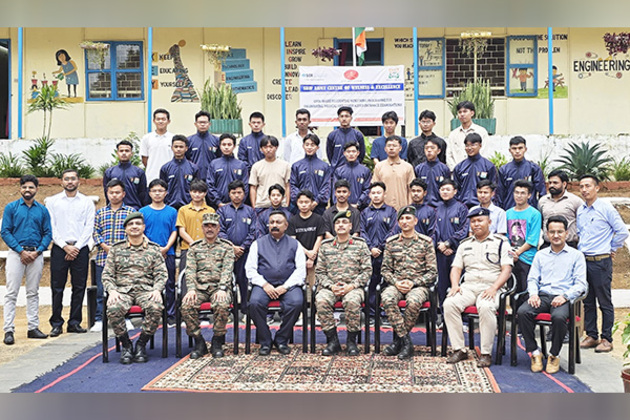 Indian Army felicitates students of Manipur Super-50 for success in NEET, JEE 2025