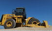 A side view of the new Cat 814K wheel dozer 
