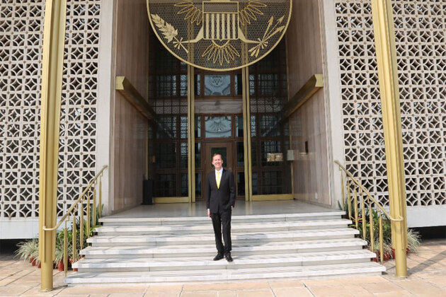 US Ambassador-designate Sergio Gor at US Embassy in Delhi