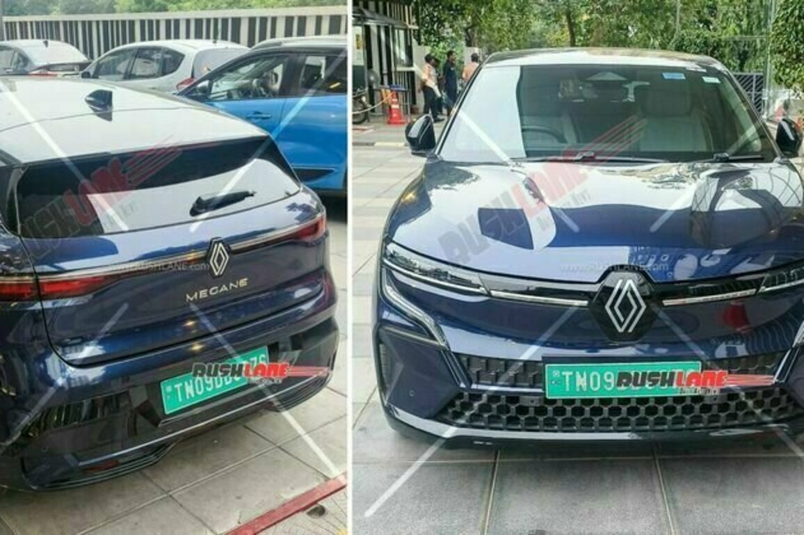 New Renault Megane EV Spotted With Chennai Number Plates