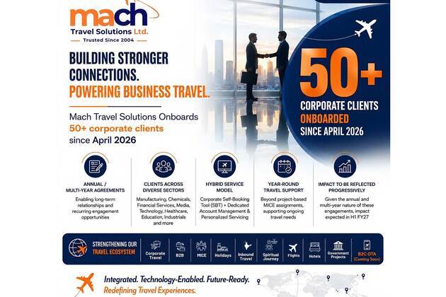 Mach Travel Solutions Launches Corporate Travel Vertical; Onboards 50+ Corporate Accounts in this financial year