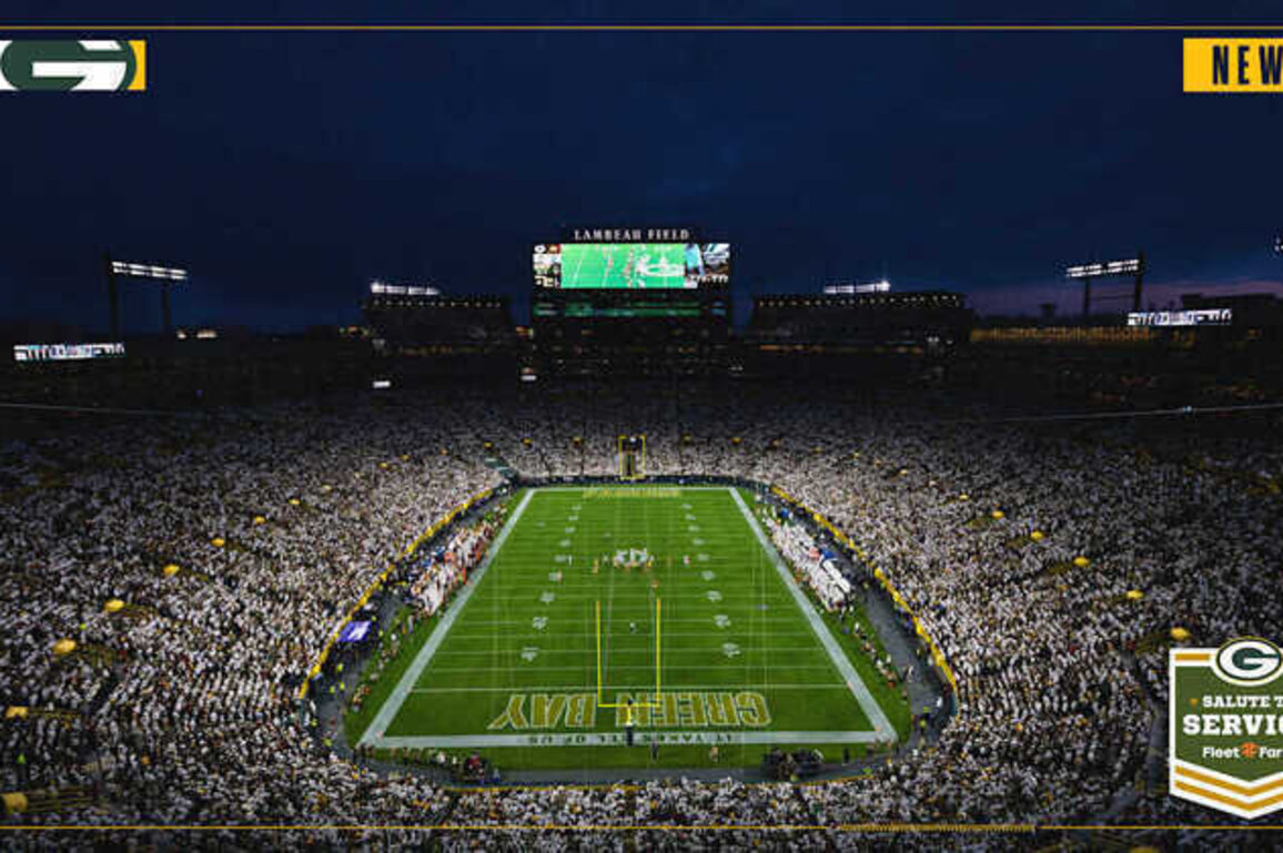 Lambeau Field ready for Packers-Eagles Salute to Service game Monday