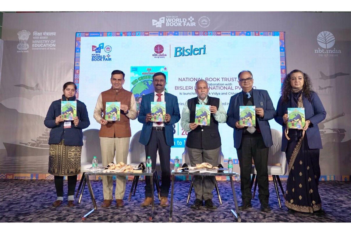 Bisleri International and National Book Trust Launch a Comic Book for Children on Waste Management at the New Delhi World Book Fair 2026