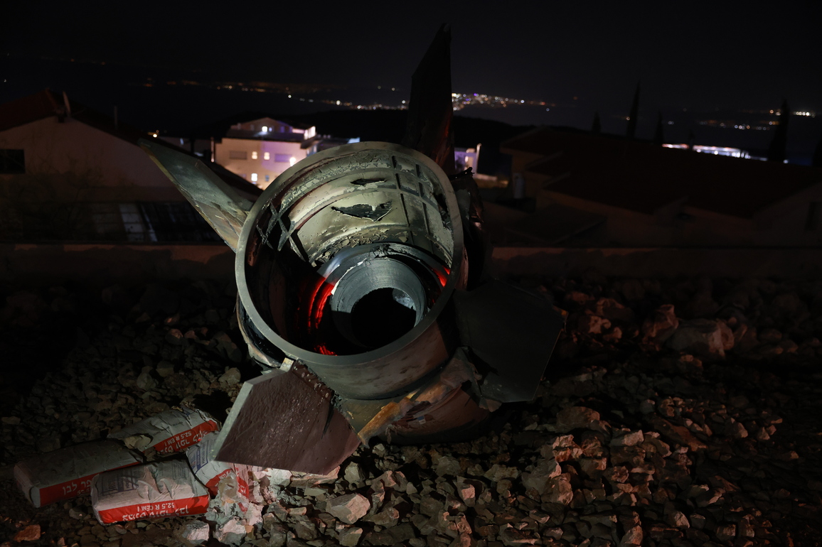 ISRAEL-SAFED-MISSILE ATTACK