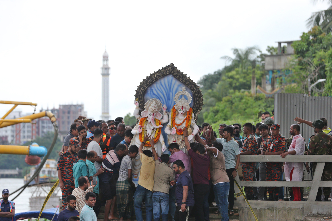 BANGALDESH-DHAKA-DURGA PUJA-CELEBRATION