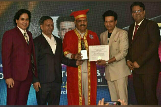 Manoj Bajpayee, the King of OTT bestowed with Honorary Doctorate in Arts for his contribution to Cinema and his Philanthropy