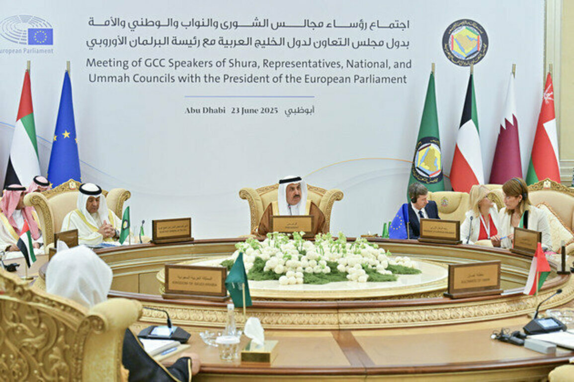 FNC hosts meeting of GCC Legislative Councils, European Parliament President in Abu Dhabi