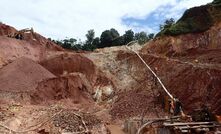  Artisanal mining at Troy's Ohio Creek project in Guyana