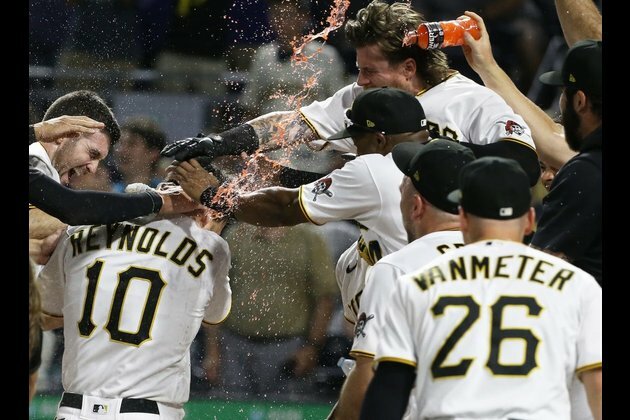 Pirates pursue surprising sweep of first-place Brewers