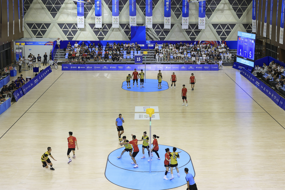 (SP)CHINA-CHENGDU-THE WORLD GAMES 2025-KORFBALL-MIXED TEAM-CHN VS TPE (CN)