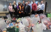 Robert Price Builders' Merchants fills up food banks across South Wales