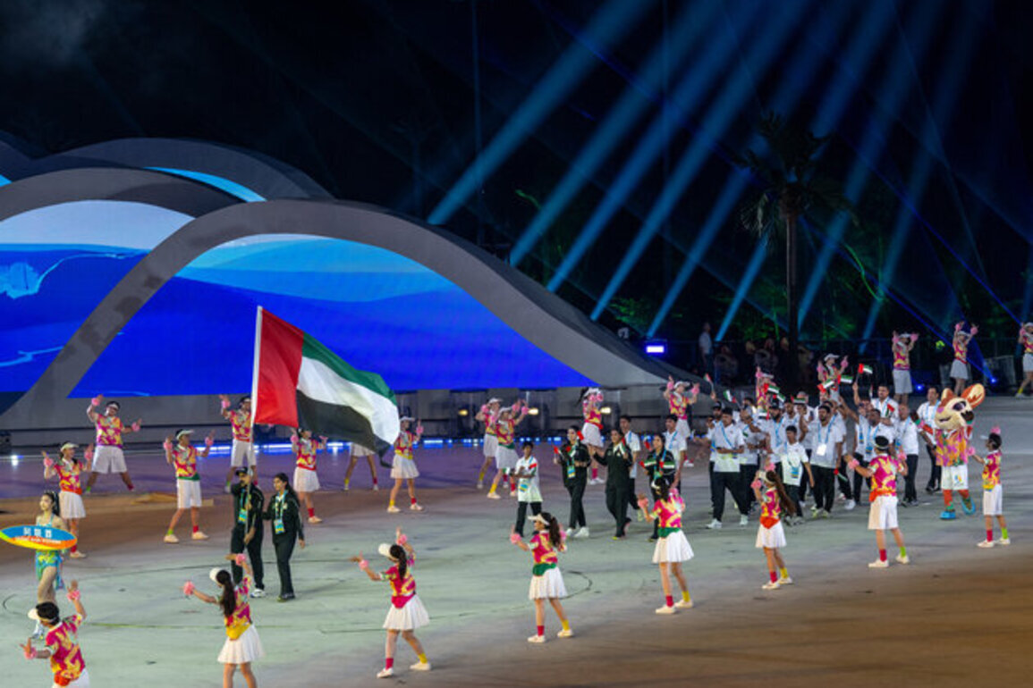 UAE flag raised at 6th Asian Beach Games opening ceremony