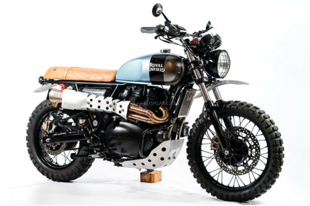 Royal Enfield 650 Scrambler Is Trail Ready - Modified From INT 650