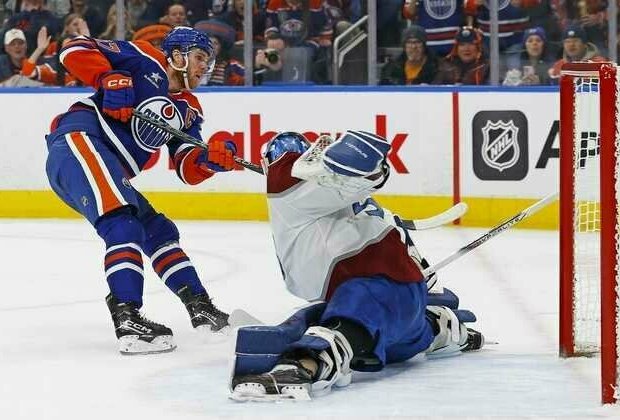 Avalanche lose two-goal lead, eke out win over Oilers