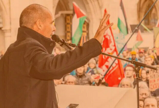 Yanis Varoufakis joins MERA25 Germany at the Antisiko Demonstration in Munich