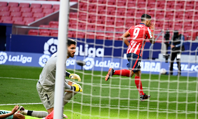 Suarez scores twice off the bench as Atletico hammer Granada Suarez scores twice off the bench as Atletico hammer Granada