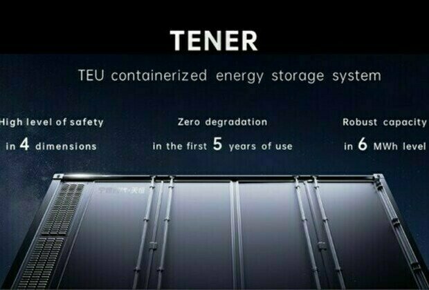 CATL Unveils TENER, the World's First Five-Year Zero Degradation Energy Storage System with 6.25MWh Capacity