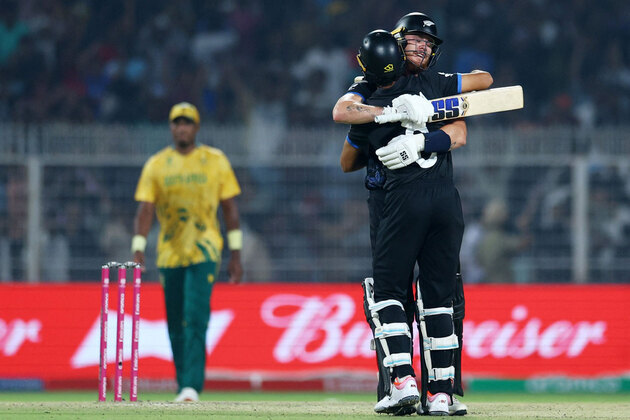 Allen produces fastest ton in T20WC history; guides NZ to final with nine-wicket win over SA