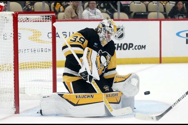Penguins blank Knights as Alex Nedeljkovic earns shutout in return
