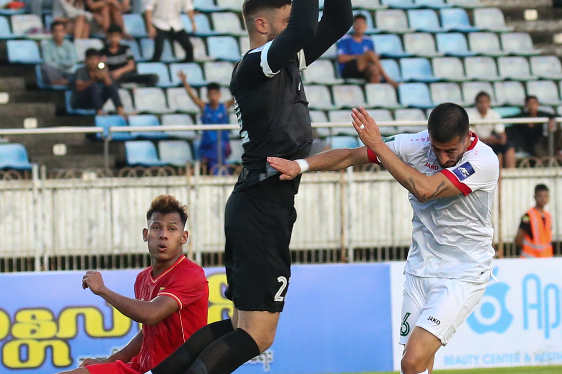 (SP)MYANMAR-YANGON-FOOTBALL-AFC ASIAN CUP 2027-QUALIFIERS-MYANMAR VS SYRIA