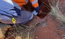 A cultural heritage practitioner conducting archaeological fieldwork.