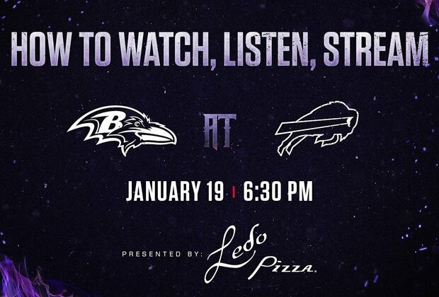 How to Watch Ravens vs. Bills Divisional Playoffs