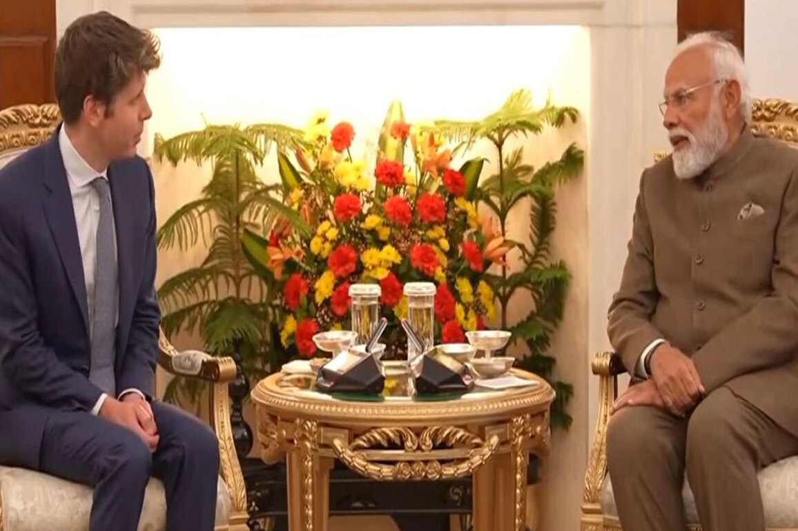 PM Modi meets OpenAI CEO Sam Altman on sidelines of India AI Impact Summit 2026