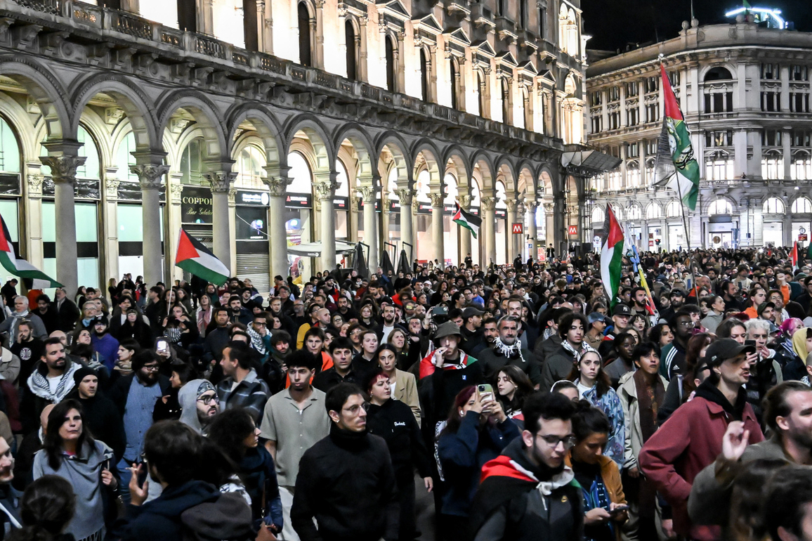 ITALY-MILAN-PROTEST-ISRAEL-GAZA-BOUND FLOTILLA