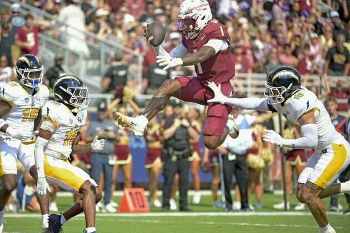 No. 7 Florida State's record-setting rushing attack rams Kent State