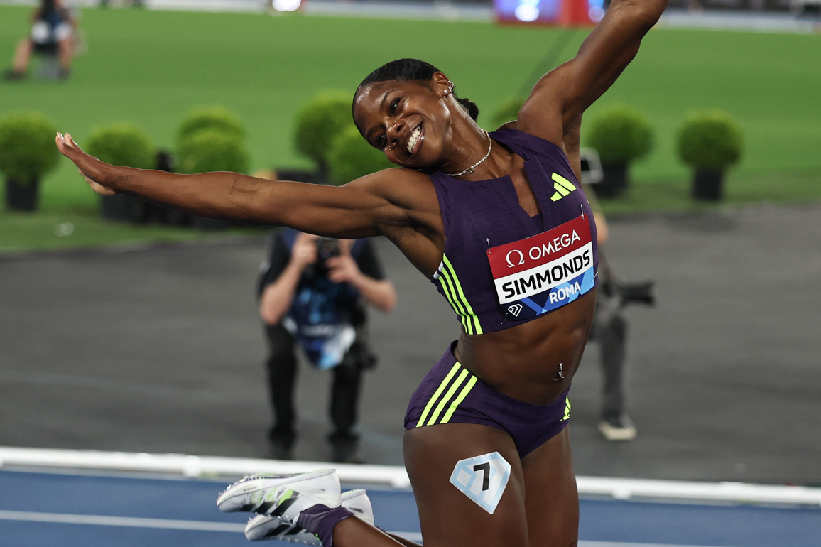 (SP)ITALY-ROME-ATHLETICS-DIAMOND LEAGUE-WOMEN'S 100M HURDLES