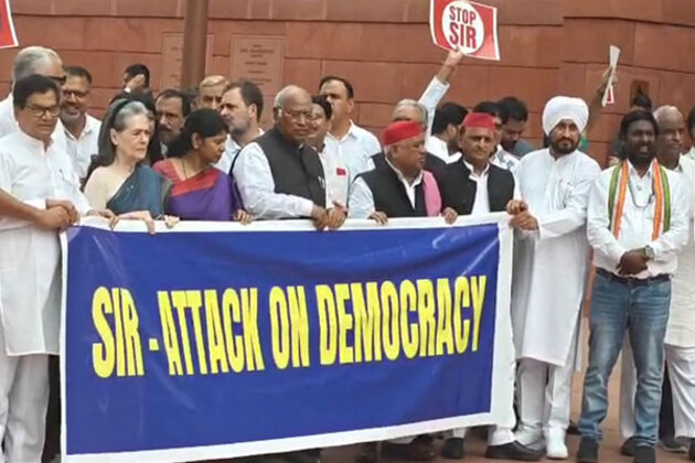 INDIA bloc MPs to protest against Bihar SIR in Parliament complex today