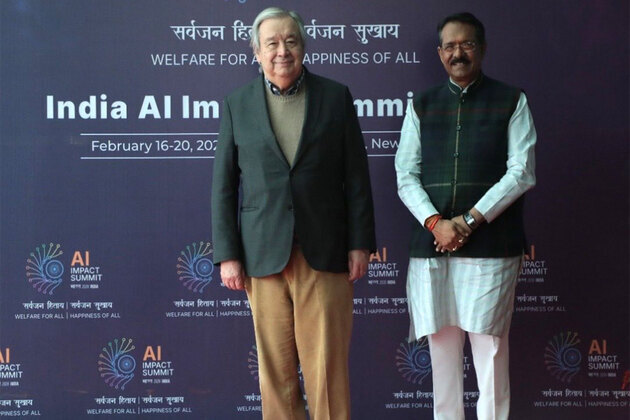 UN Secretary General Antonio Guterres arrives in Delhi for AI Impact Summit