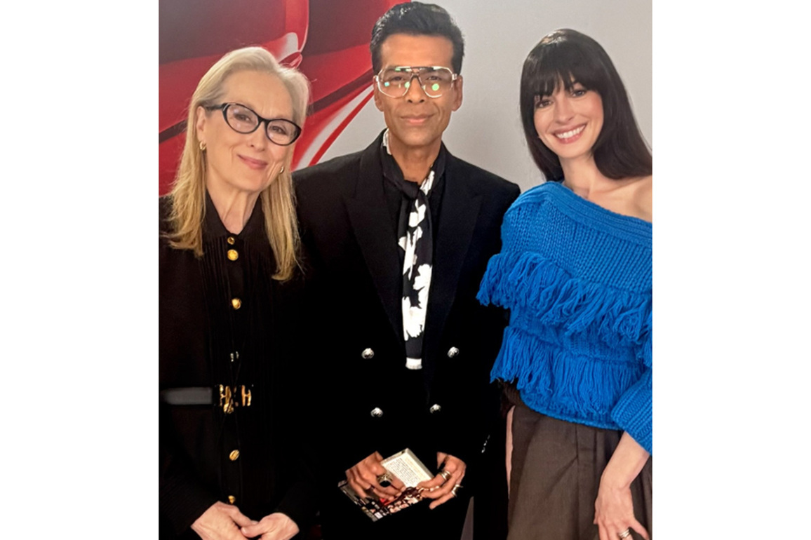 "My knees were RATTLING," says Karan Johar as he meets Meryl Streep, Anne Hathaway in Tokyo