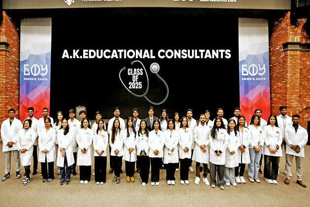 Third MBBS batch of A.K.Educational Consultants graduates from renowned Immanuel Kant Baltic Federal University