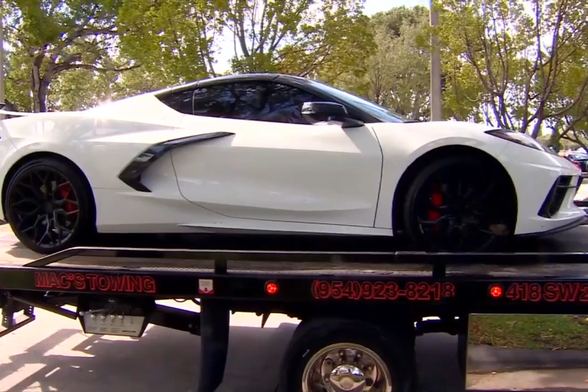 Police recover Corvette stolen from home in Sunrise - WSVN 7News - Miami News, Weather, Sports