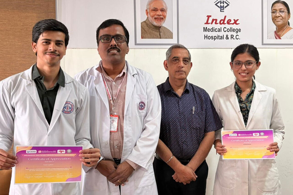 Index Medical College Students Excel at CAHO Diagnosticon 2026