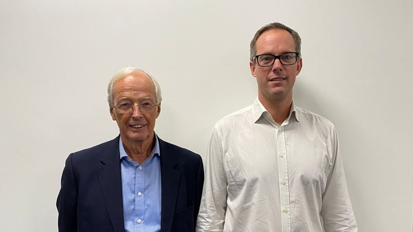 Chairman Richard Burbridge with new Managing Director Josh Burbridge.