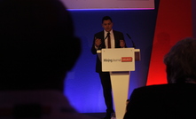  Endeavouring for growth: Michael Sumares speaks at Mining Journal Select London 2018. PICTURE: MiningIR