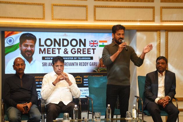 "Telugu diaspora should be partners in Telangana's development": CM Revanth Reddy in London