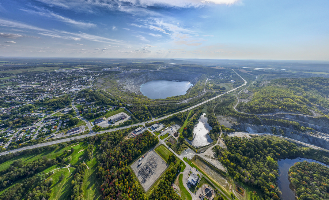 The Jeffrey mine in Quebec, Canada