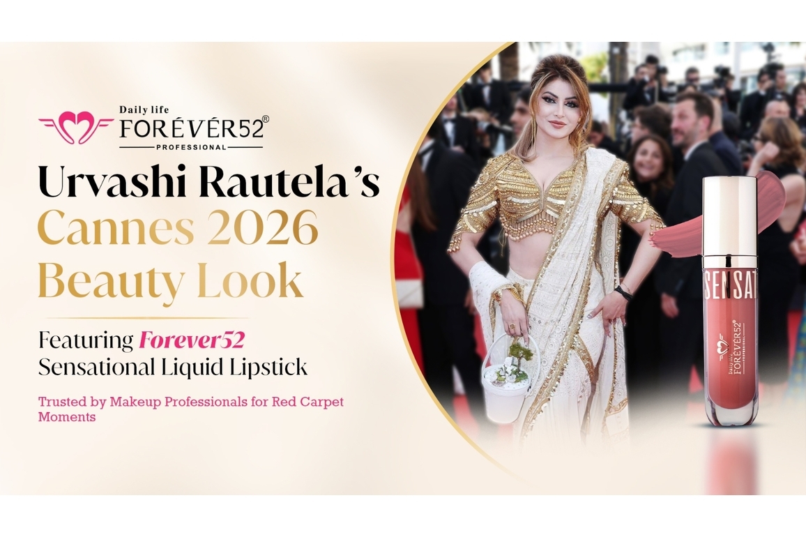 Urvashi Rautela's amfAR Gala Cannes 2026 Beauty Look Featured Forever52's Sensational Liquid Lipstick -- Here's Why Makeup Pros Trust the Brand