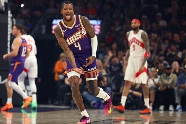 Suns rout Raptors to end 5-game skid