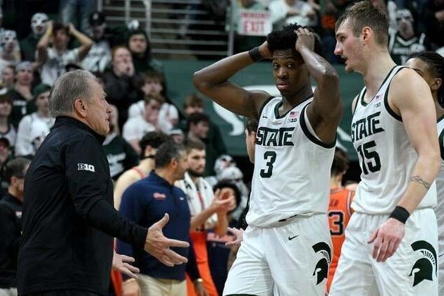 No. 10 Michigan State eager to halt slide vs. ascending UCLA