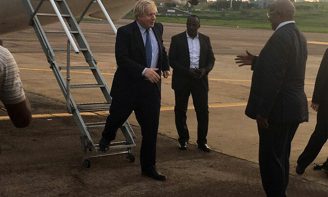 Visiting UK foreign secretary holds talks with Museveni Visiting UK foreign secretary holds talks with Museveni